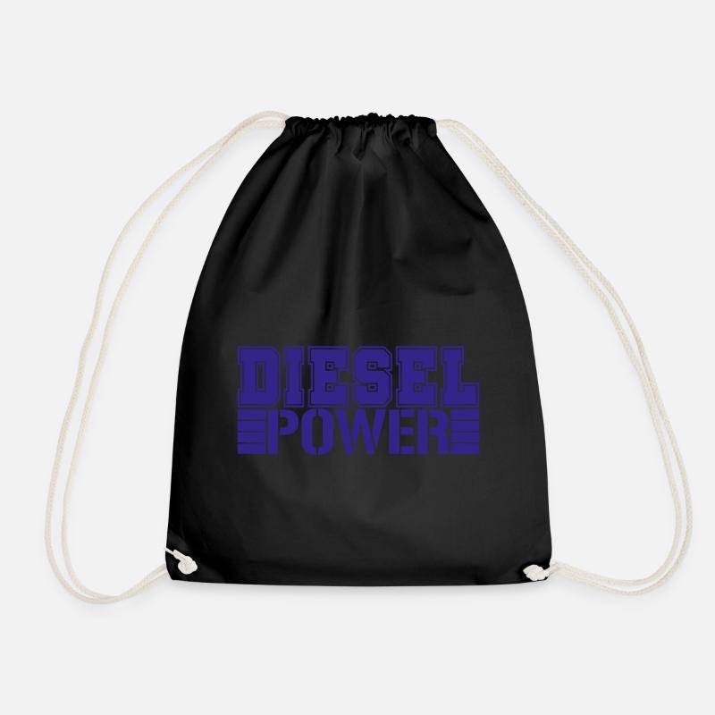 Diesel Power | Farbe änderbar - Turnbeutel - Schwarz