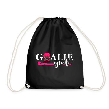 Feldhockey Hockey-torwart Hockey Goalie-Girl - Turnbeutel - Schwarz - Vorne