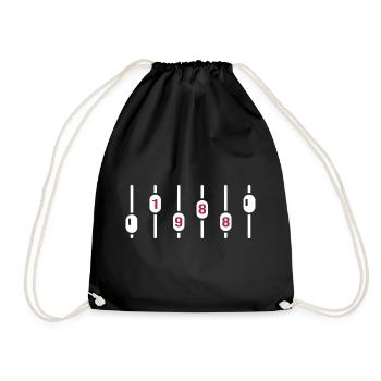 1988 Anniversaire Ingénieur du son DJ Disco - Sac de sport léger - noir - Devant