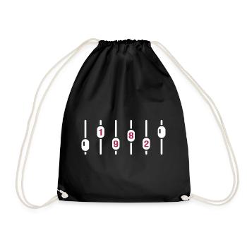1982 Anniversaire Ingénieur du son DJ Disco - Sac de sport léger - noir - Devant