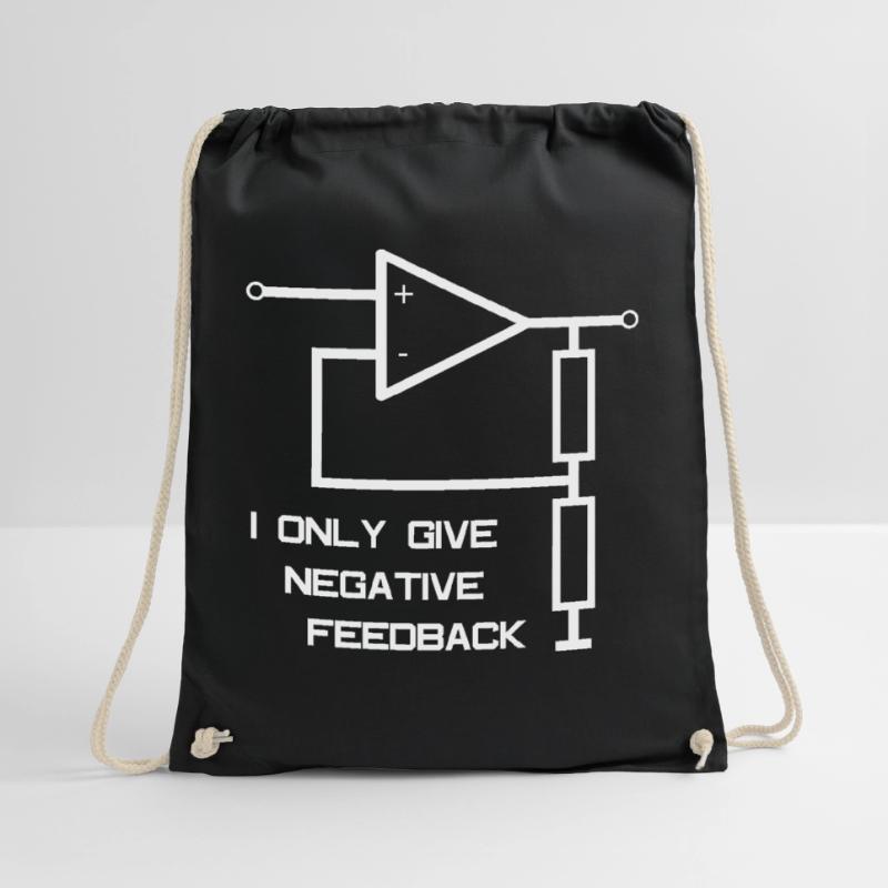 Electrical engineering operational amplifier Drawstring Bag
