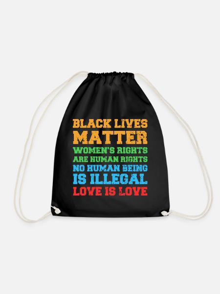 Droits de l’homme Égalité des droits - Sac de sport léger - noir