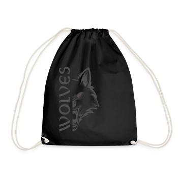 Valhalla Viking Vikings Bjoern Iron Side - Drawstring Bag - black - Front