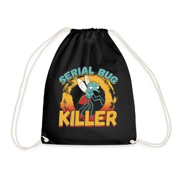 Serial Bug Killer pour un technicien en lutte antiparasitaire - Sac de sport léger - noir - Devant