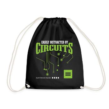Distrait par les circuits Electrician Electric - Sac de sport léger - noir - Devant