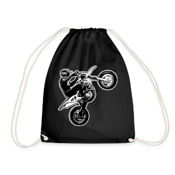 Supermoto / Supermotard / Supermoto Wheelie Biker - Sac de sport léger - noir - Devant