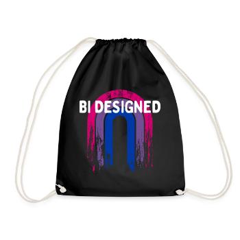 Bi conçu Bisexual Pride Mois Bi Pride LGBT - Sac de sport léger - noir - Devant