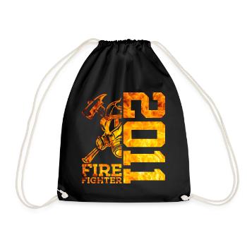 15E ANNIVERSAIRE DE LA BRIGADE DES POMPIERS 2011 - Sac de sport léger - noir - Devant
