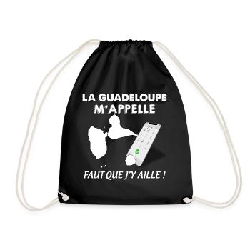 Ile de la Guadeloupe portable Citation Antilles - Sac de sport léger - noir - Devant