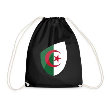 Drapeau Algérie - Sac de sport léger - noir - Devant