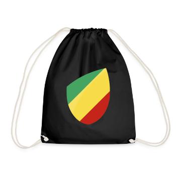 Drapeau Congo - Sac de sport léger - noir - Devant