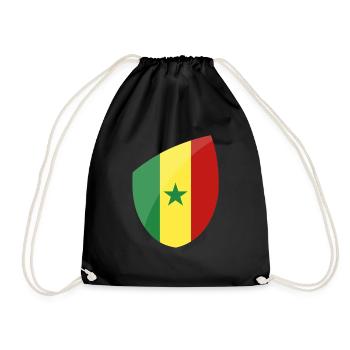 Sénégal - Sac de sport léger - noir - Devant