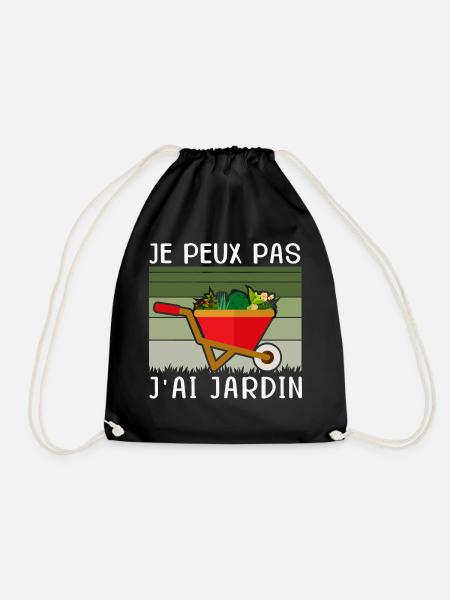 Je Peux Pas J Ai Jardin - Sac de sport léger - noir