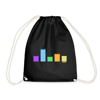 Parkour Arc-en-ciel-Parkour-Art Freerunning - Sac de sport léger - noir - Devant