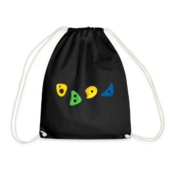 salle d’escalade escalade bloc - Sac de sport léger - noir - Devant