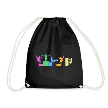 Parkour Traceur Freerunning CityParkour Jump-Art - Sac de sport léger - noir - Devant