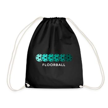 Floorball floorball unihoc - Sac de sport léger - noir - Devant