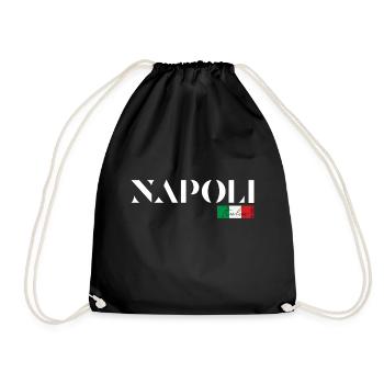 NAPLES NAPOLI ITALIE ÎLES DE VACANCES (f) - Sac de sport léger - noir - Devant