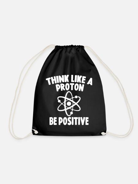 Think Like A Proton Pensez Comme Un Proton - Sac de sport léger - noir