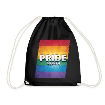 LGBTQ Pride Month - Drawstring Bag - black - Front