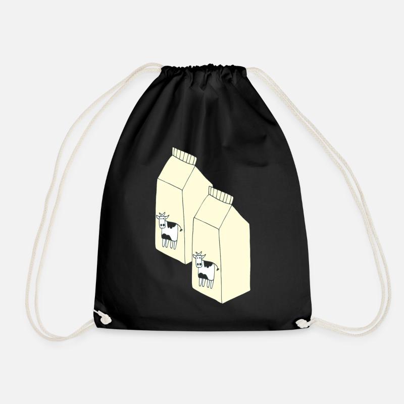tetrapack milch - Turnbeutel - Schwarz