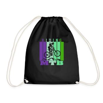 Unnamed Project 58 - Drawstring Bag - black - Front