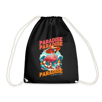 AMBIANCE ESTIVALE PARADISIAQUE - Sac de sport léger - noir - Devant