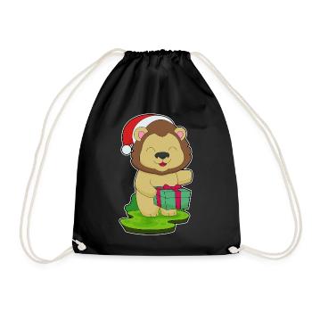 Forfait Noël Lion - Sac de sport léger - noir - Devant