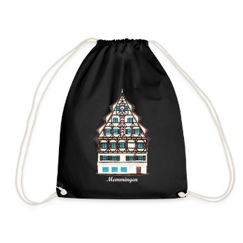 Memmingen, Schwaben, Bayern, Allemagne - Sac de sport léger - noir - Devant
