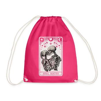 Seelenverwandte Tarot - Turnbeutel - Fuchsia - Vorne