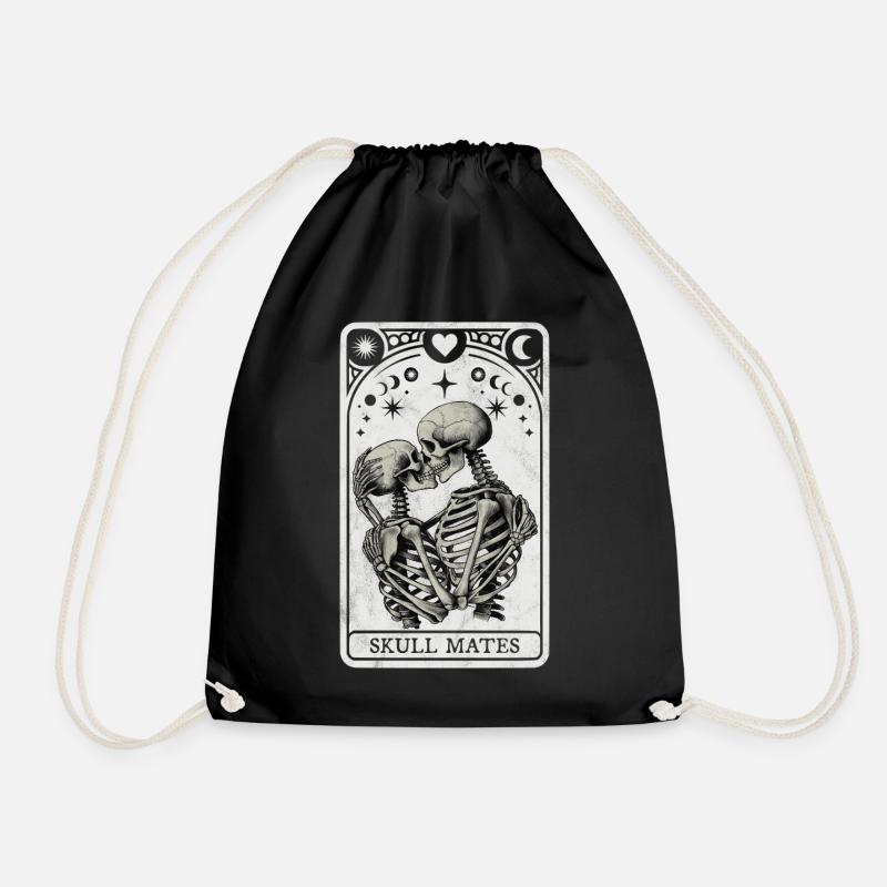 Schädel Mates Tarot - Turnbeutel - Schwarz