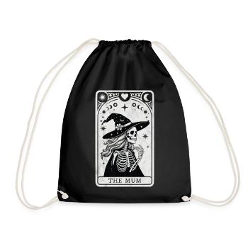 Tarot Mum - Drawstring Bag - black - Front