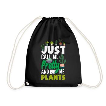 Garden & Plant Lovers Gifts - Drawstring Bag - black - Front