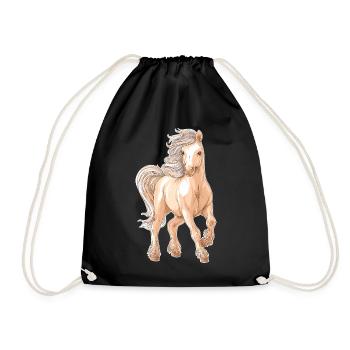 Cheval Poney - Sac de sport léger - noir - Devant