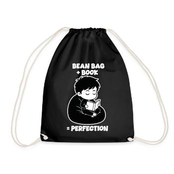 Lecteur Bean Bag Perfection Manga - Sac de sport léger - noir - Devant