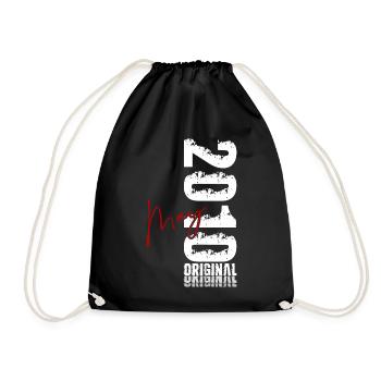 16th Birthday Gift Original May 2010 - Drawstring Bag - black - Front