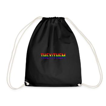 They Them Pronomen Gay Pride Month Geschenk LGBT - Turnbeutel - Schwarz - Vorne