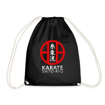 Shito Ryu Karate Kampfkunst Japan Vintage - Turnbeutel - Schwarz - Vorne