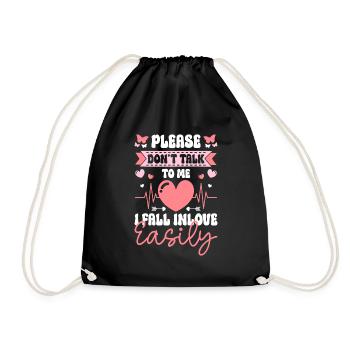 Cher ami Romance Grand Amour - Sac de sport léger - noir - Devant