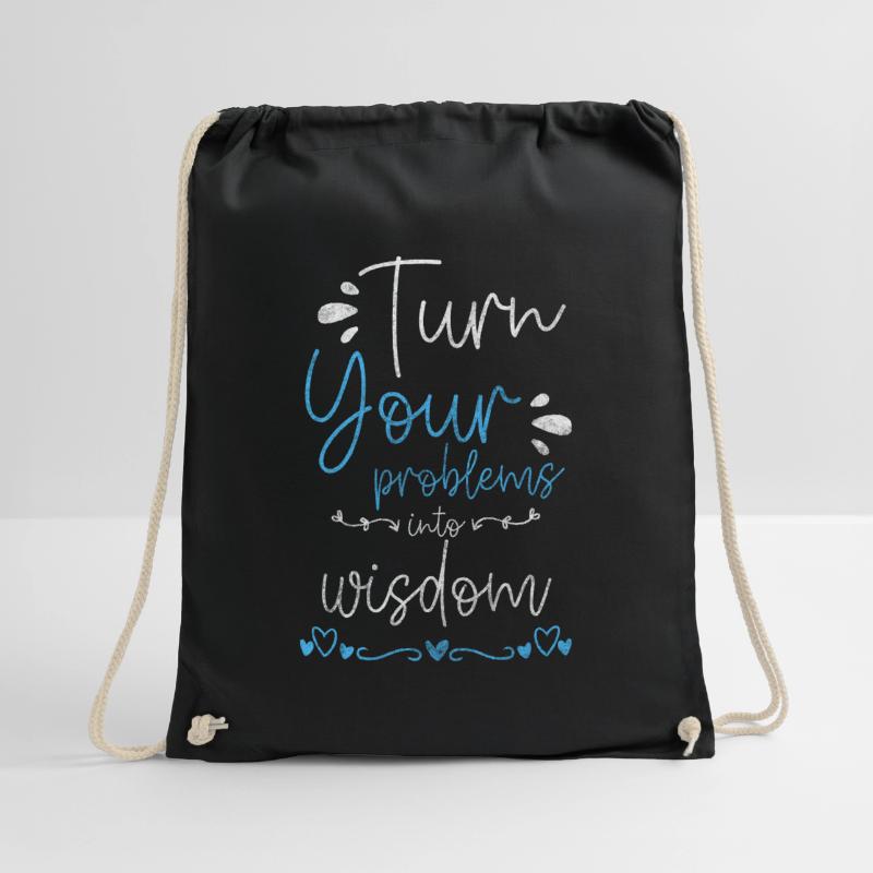 Problem? Not my problem sarcasm Drawstring Bag