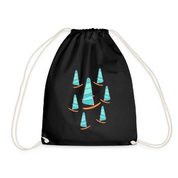 planche à voile - Sac de sport léger - noir - Devant