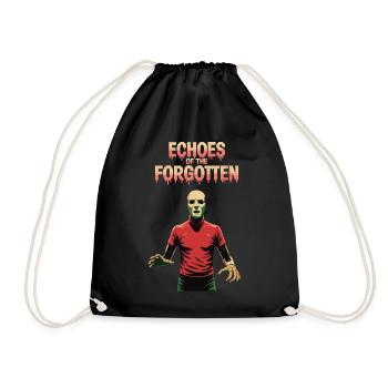 Echoes of the Forgotten – Dark Horror Design - Drawstring Bag - black - Front