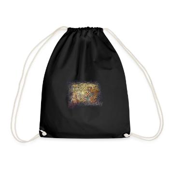 L’art de compostelle - Sac de sport léger - noir - Devant
