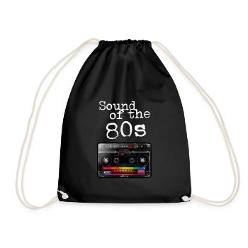 Son des années 80 - Sac de sport léger - noir - Devant