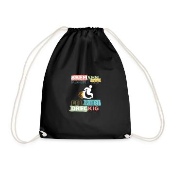 Le freinage salit les jantes - Sac de sport léger - noir - Devant