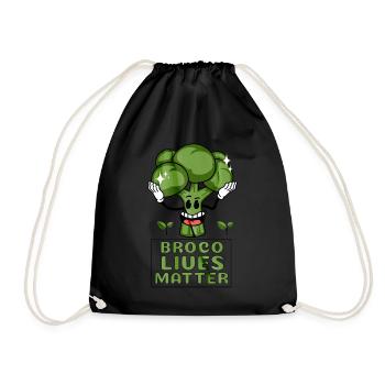 BROCO LIVES MATTER - Sac de sport léger - noir - Devant