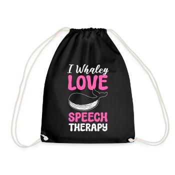 Speech pathologist - Drawstring Bag - black - Front