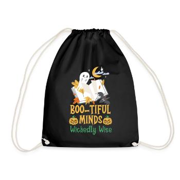 Boo-tiful Minds Wickedly Wise Teacher Halloween - Sac de sport léger - noir - Devant