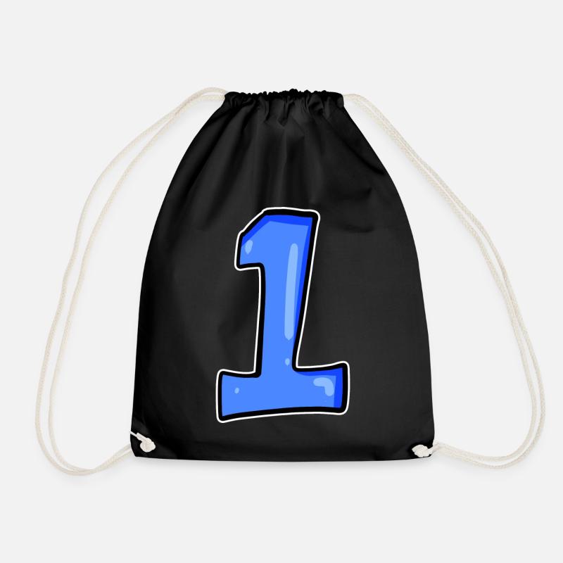 1 - Drawstring Bag - black