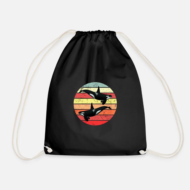 Orque - Rétro - Sac de sport léger - noir